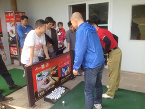 深圳怡宝公司高尔夫体验农家乐活动